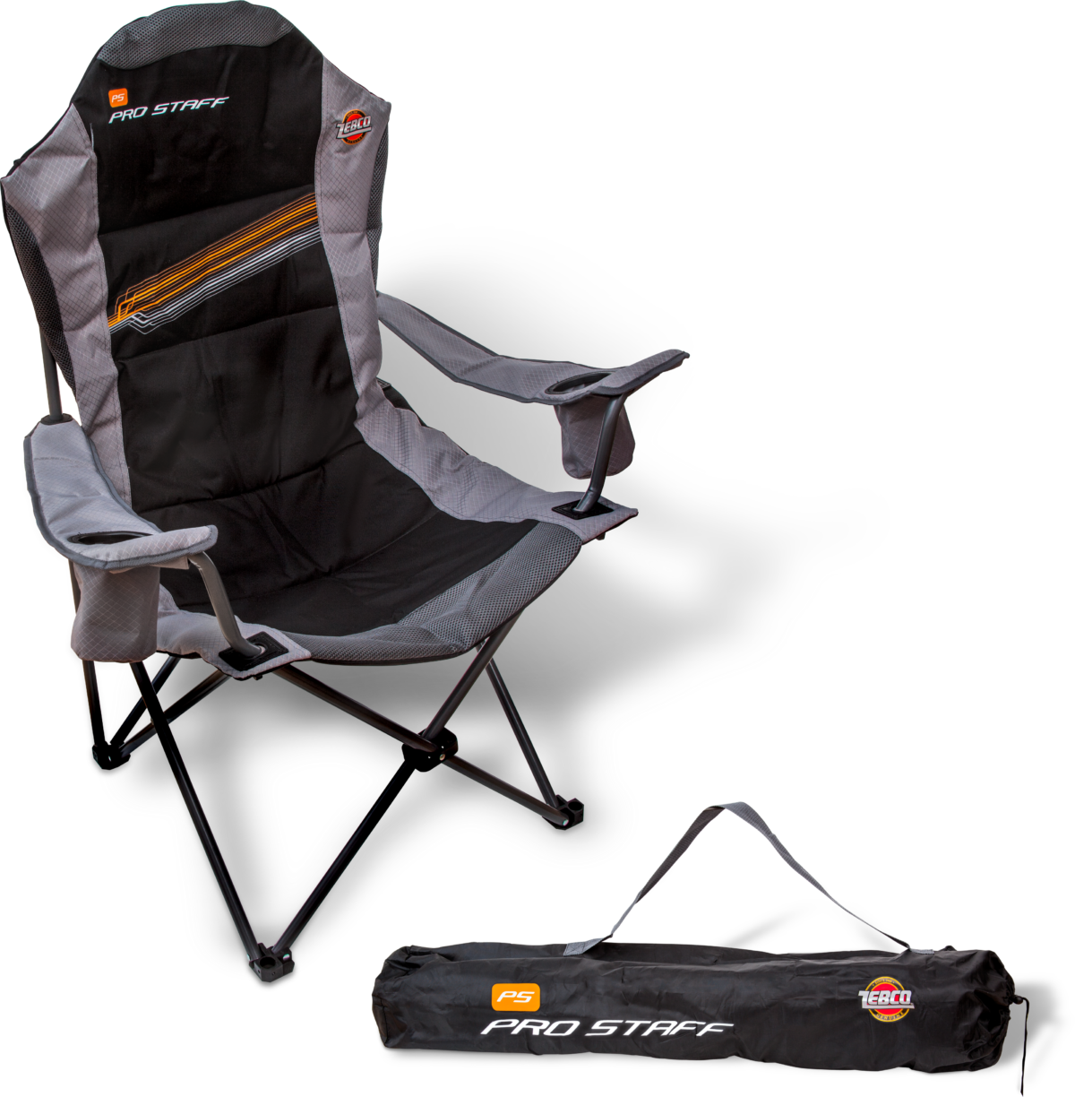 zebco pro staff chair dx l 48cm w 52cm h 82cm