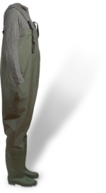 zebco pvc wader 44 45 green