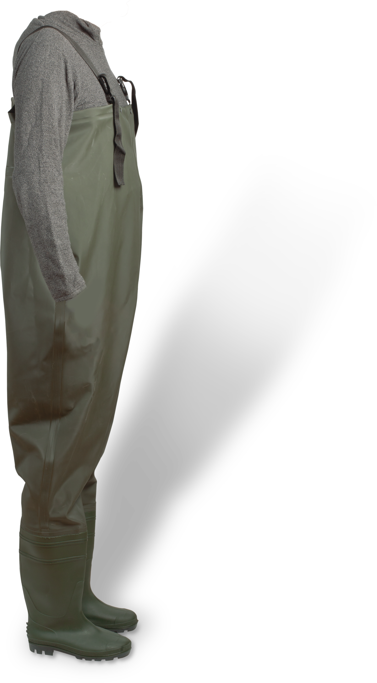 zebco pvc wader 46 47 green