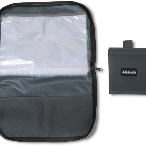 zebco rig wallet set l 25m w 34cm h 23cm green grey 250g