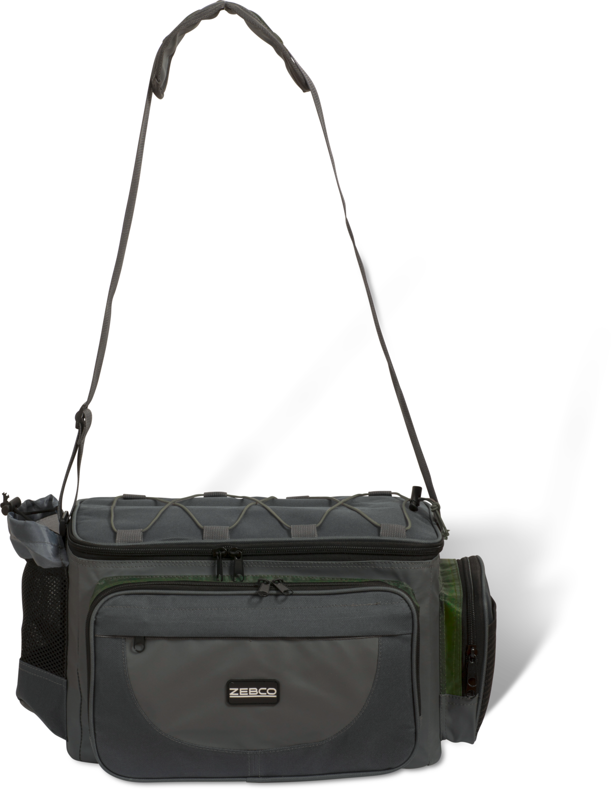 zebco spinning bag l 39cm w 26cm h 24cm green grey 065kg