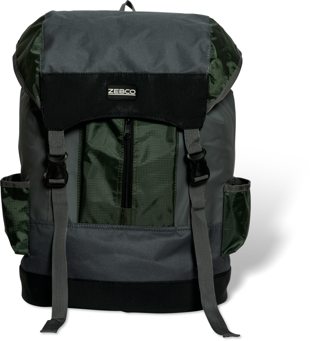 zebco tackle rucksack l 65cm w 40cm h 25cm green grey 05kg