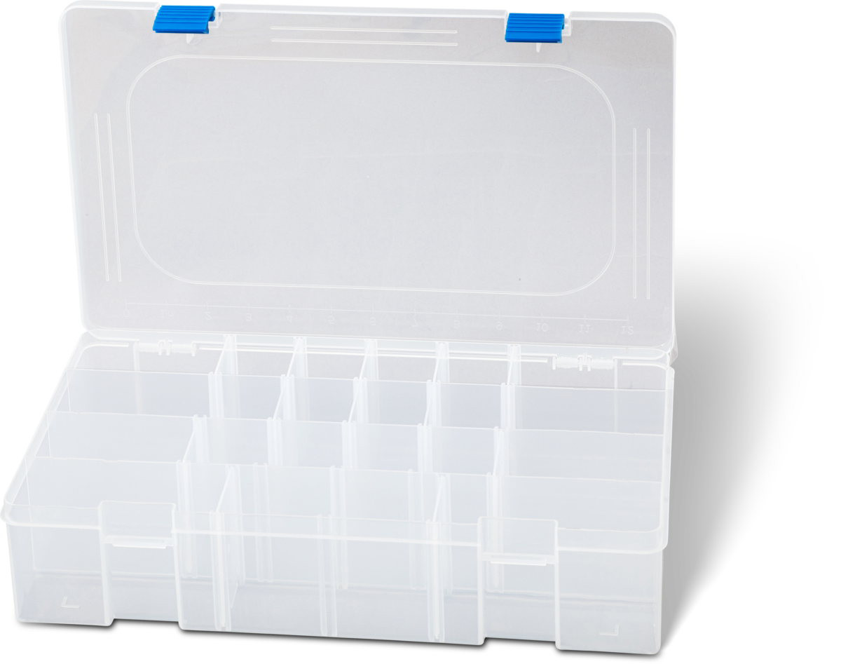 zebco trophy box l3 l 36cm w 225cm h 8cm transparent