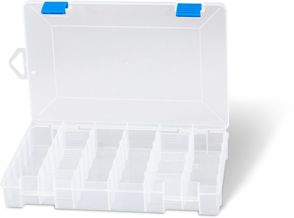 zebco trophy box m1 l 28cm w 19cm h 45cm transparent