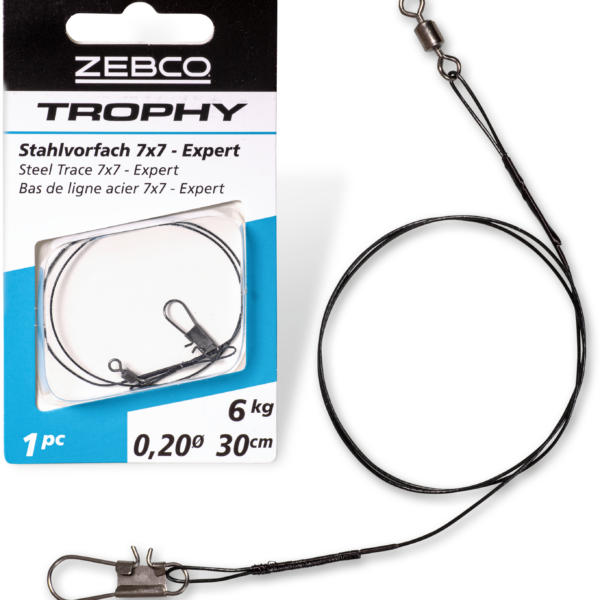 Zebco Trophy Steel Trace 7x7 - Expert L 50cm 12kg 1 pcs » Fish.bg | Хвани повече с Fish.bg