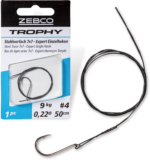 zebco trophy steel trace 7x7   expert treble hook l 60cm 9kg 1 pcs