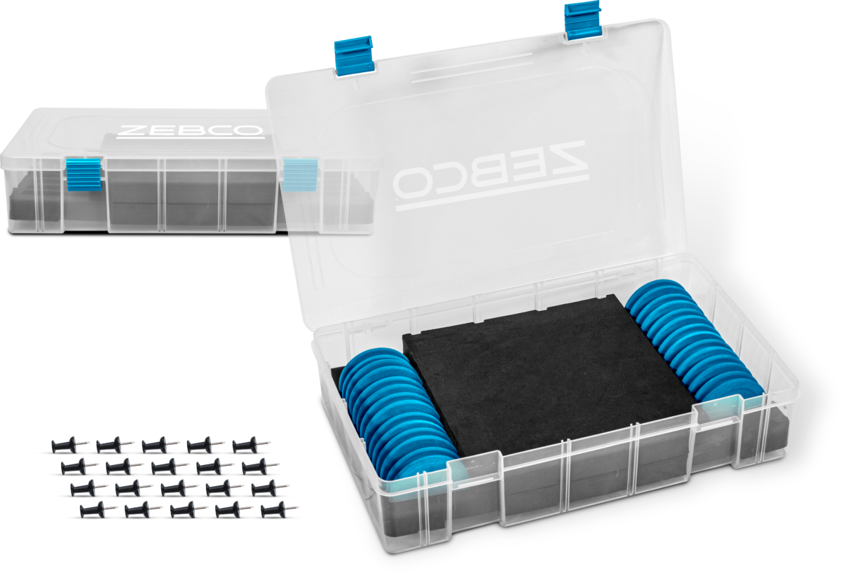 zebco universal rig keeper l 36cm w 22cm h 8cm