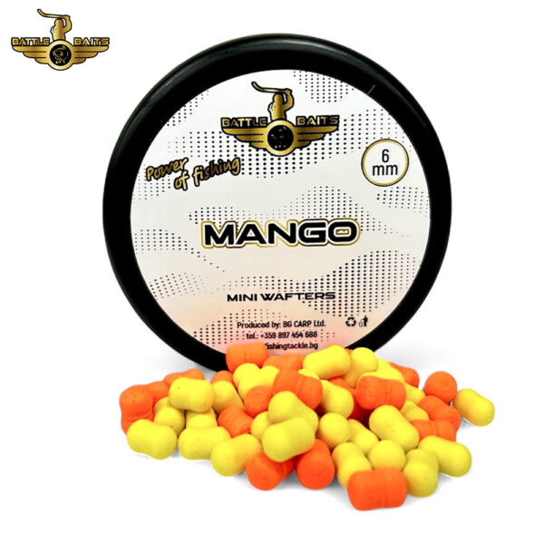 ДЪМБЕЛИ MINI WAFTERS MANGO 6MM » Fish.bg | Хвани повече с Fish.bg