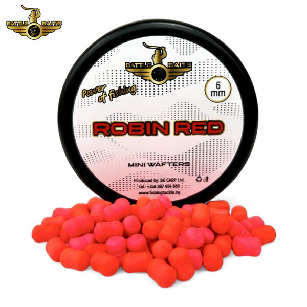 ДЪМБЕЛИ MINI WAFTERS ROBIN RED 6MM » Fish.bg | Хвани повече с Fish.bg