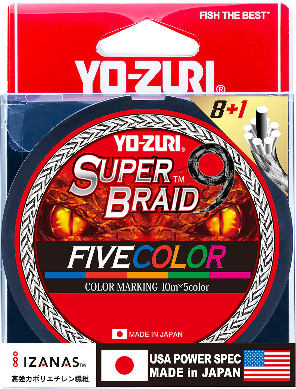 Плетено влакно Yo-Zuri R1590 SUPERBRAID 9 FIVE COLOR 330YDS 10Lbs (0.15mm) » Fish.bg | Хвани повече с Fish.bg Плетено влакно Yo-Zuri R1590 SUPERBRAID 9 FIVE COLOR 330YDS 10Lbs (0.15mm) » Fish.bg | Хвани повече с Fish.bg