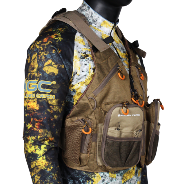 Golden Catch Spinning Vest beige » Fish.bg | Хвани повече с Fish.bg