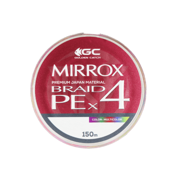 Golden Catch Braided Line Mirrox PE X4 150m Multicolor #2.5 » Fish.bg | Хвани повече с Fish.bg