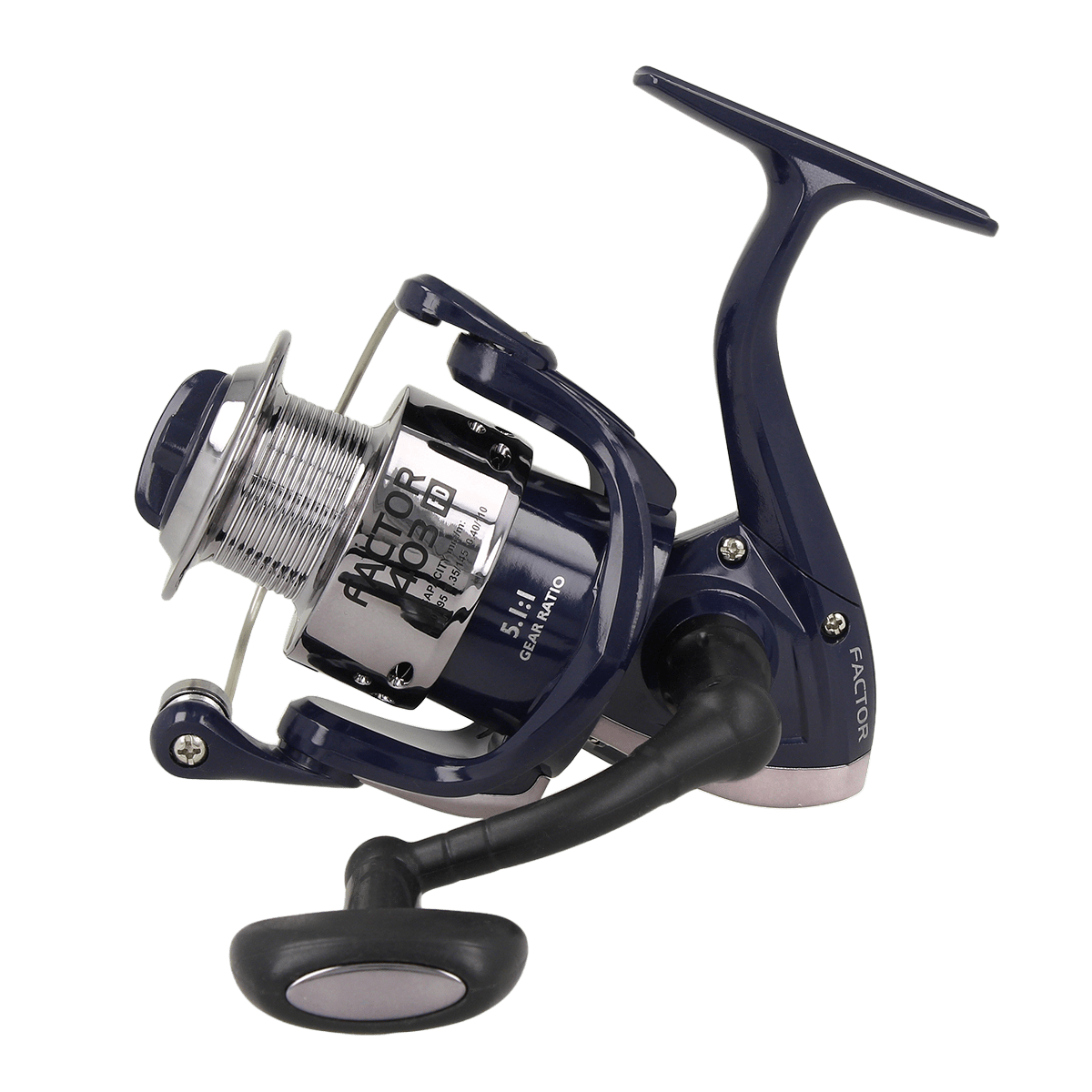 Zeox Reel Factor 3BB FD403 Navy/Silver » Fish.bg | Хвани повече с Fish.bg Zeox Reel Factor 3BB FD403 Navy/Silver » Fish.bg | Хвани повече с Fish.bg