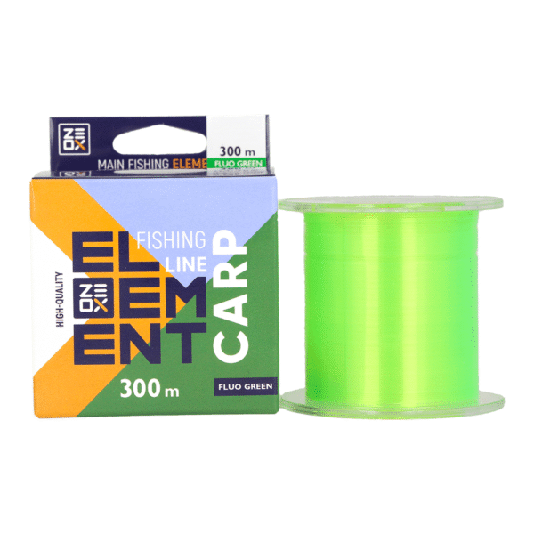 Zeox Nylon Line Element Carp 300m Fluo Green 0.405mm » Fish.bg | Хвани повече с Fish.bg