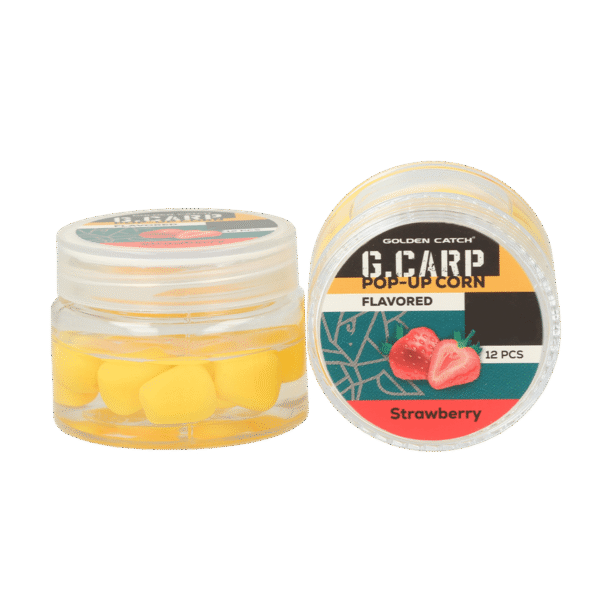 Golden Catch Pop-Up Flavored Corn In Dip 8mm(12pcs)Strawberry » Fish.bg | Хвани повече с Fish.bg