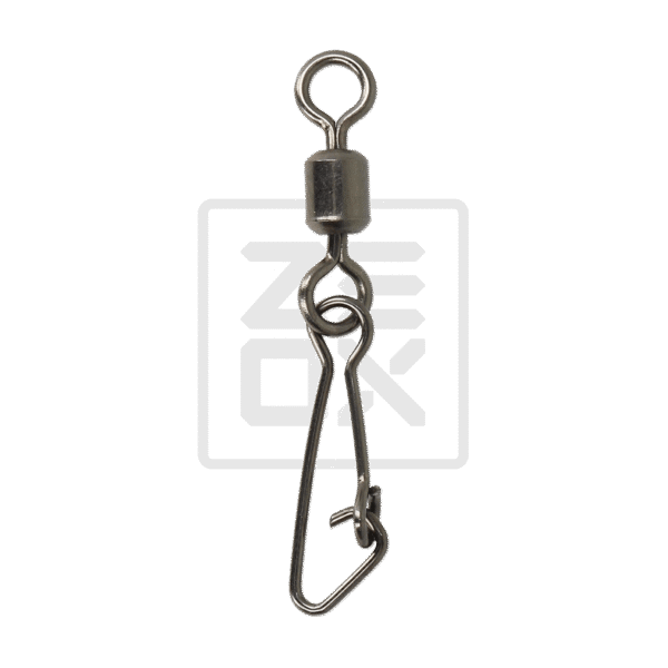 Zeox Swivel Hooked Snap 222BN №2(6pcs) » Fish.bg | Хвани повече с Fish.bg