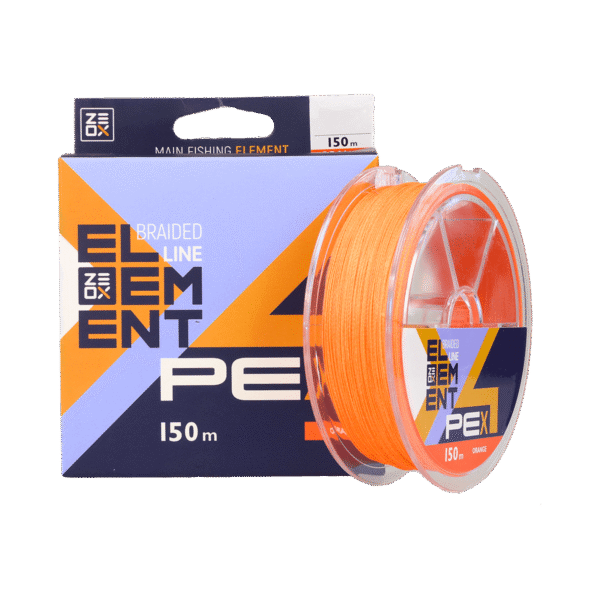 Zeox Braided Line Element PE X4 150m Orange #3.0 » Fish.bg | Хвани повече с Fish.bg