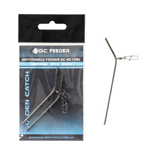 Golden Catch Anti Tangle Feeder 4010BL 70mm Black(2pcs) » Fish.bg | Хвани повече с Fish.bg