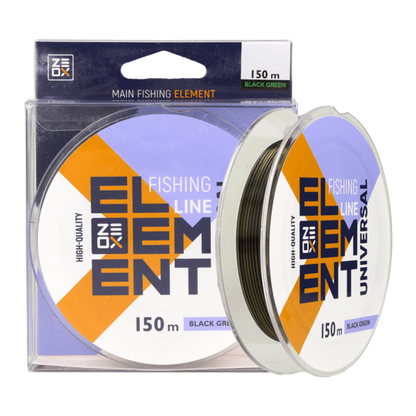 Zeox Nylon Line Element Universal 150m Black Green 0.256mm » Fish.bg | Хвани повече с Fish.bg