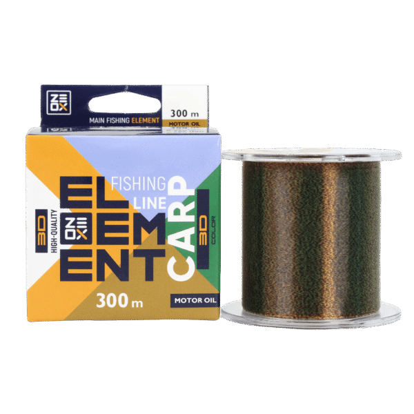 Zeox Nylon Line 3D Element Carp 300m Motor Oil 0.285mm » Fish.bg | Хвани повече с Fish.bg