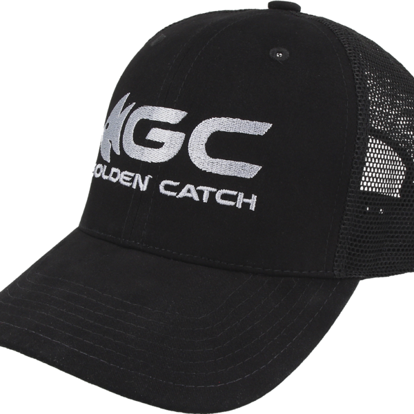 Golden Catch Cap Trucker With Mesh Black » Fish.bg | Хвани повече с Fish.bg