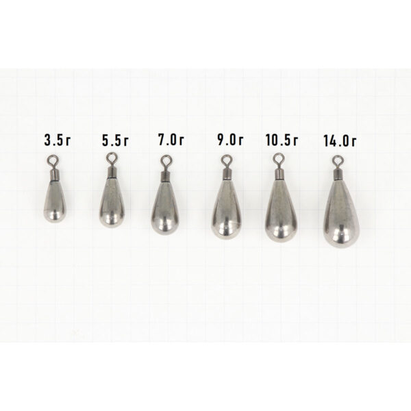 Golden Catch Tungsten Jig-rig Tear Sinker 14.0g(6pcs) » Fish.bg | Хвани повече с Fish.bg