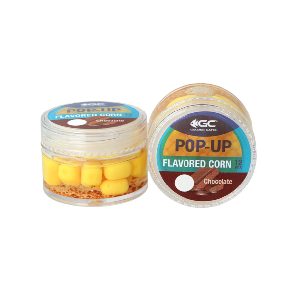 Golden Catch Pop-Up Flavored Corn In Dip 10mm(12pcs)Chocolate » Fish.bg | Хвани повече с Fish.bg