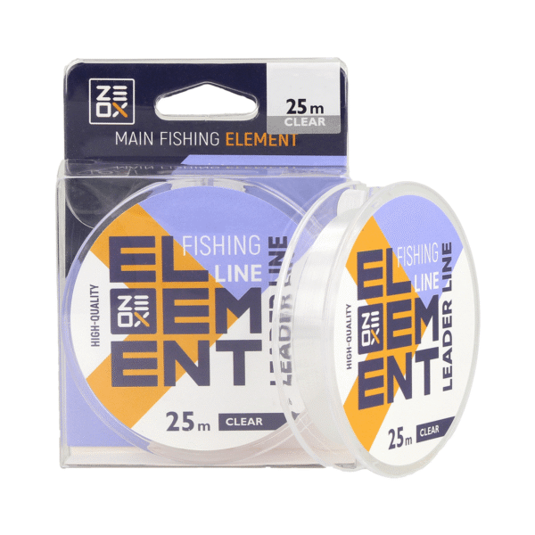 Zeox Nylon Line Element Leader 25m Clear 0.235mm » Fish.bg | Хвани повече с Fish.bg