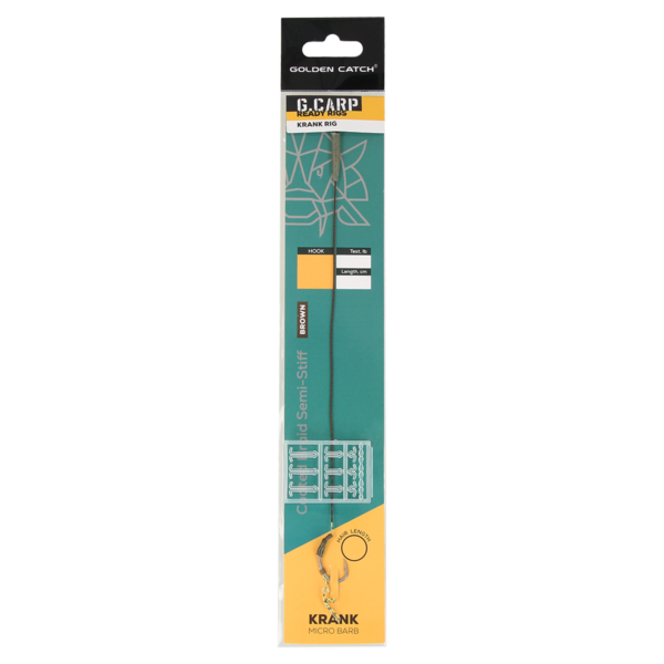 Golden Catch G.Carp Krank Ready Rig №4(1pcs) » Fish.bg | Хвани повече с Fish.bg
