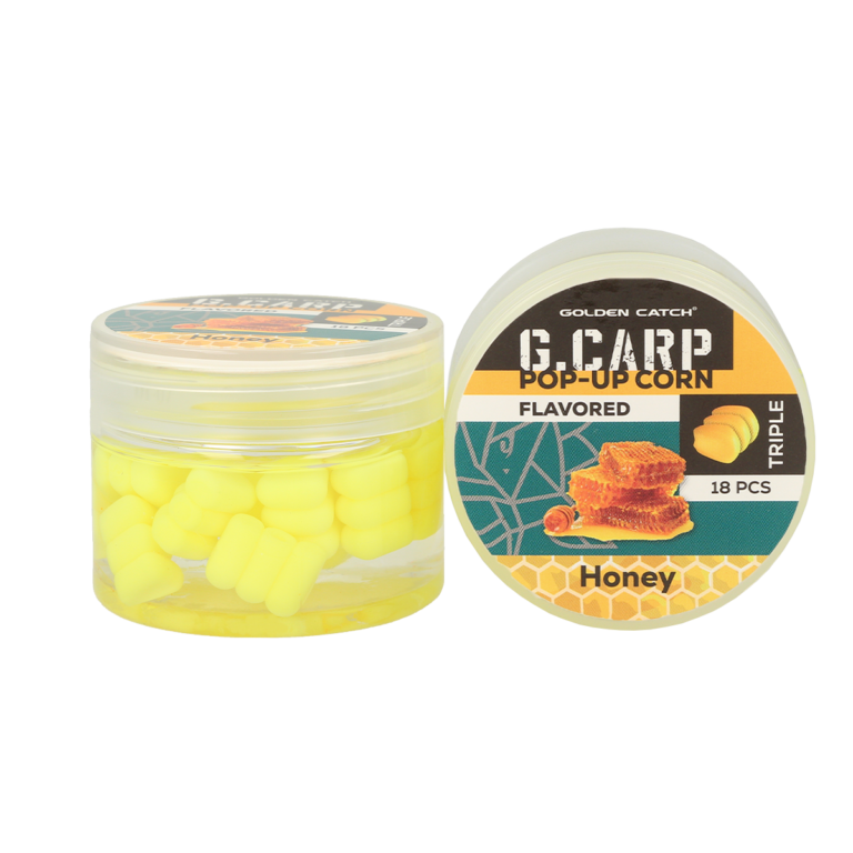 Golden Catch Pop-Up Flavored Triple Corn In Dip(18pcs)Honey » Fish.bg | Хвани повече с Fish.bg