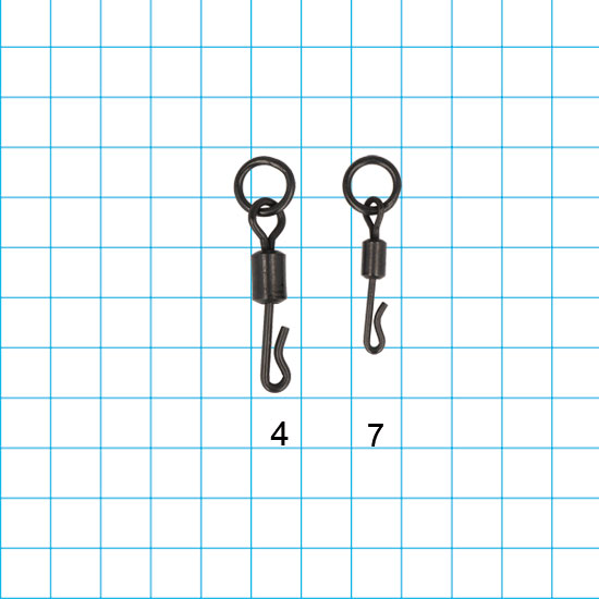 Golden Catch Quick Change Swivel With Ring 2050MB №7(10pcs) » Fish.bg | Хвани повече с Fish.bg