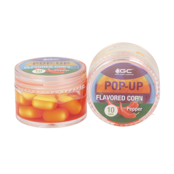 Golden Catch Pop-Up Flavored Corn In Dip 10mm(12pcs)Pepper » Fish.bg | Хвани повече с Fish.bg