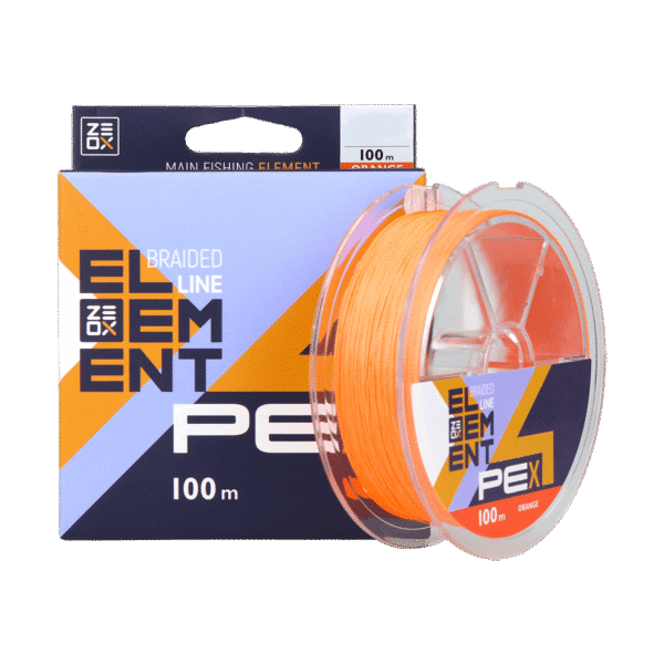 Zeox Braided Line Element PE X4 100m Orange #2.5 » Fish.bg | Хвани повече с Fish.bg