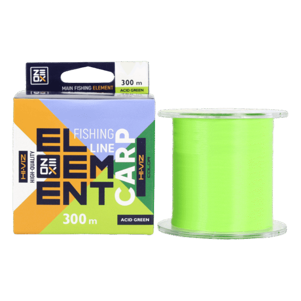 Zeox Nylon Line Hi-Viz Element Carp 300m Acid Green 0.309mm » Fish.bg | Хвани повече с Fish.bg