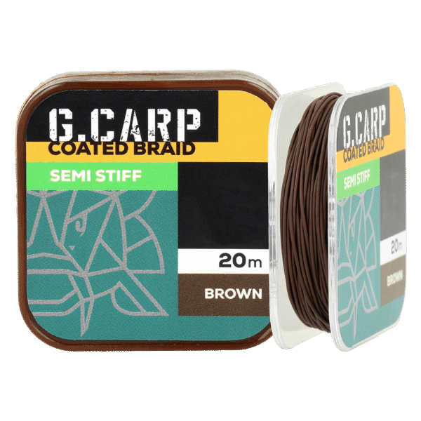 Golden Catch G.Carp Coated Braid Semi Stiff 20m 15lb Brown » Fish.bg | Хвани повече с Fish.bg