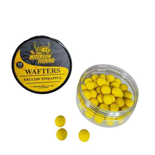 Miterson Premium WAFTERS 10MM YELLOW PINEAPPLE » Fish.bg | Хвани повече с Fish.bg