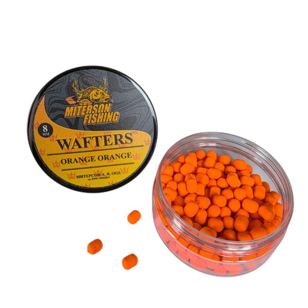 Miterson Premium WAFTERS 8MM WHITE GARLIC » Fish.bg | Хвани повече с Fish.bg