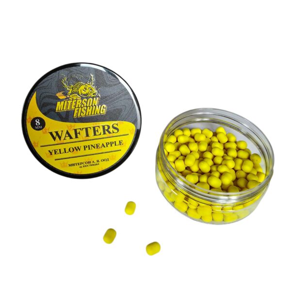 Miterson Premium WAFTERS 8MM WHITE GARLIC » Fish.bg | Хвани повече с Fish.bg