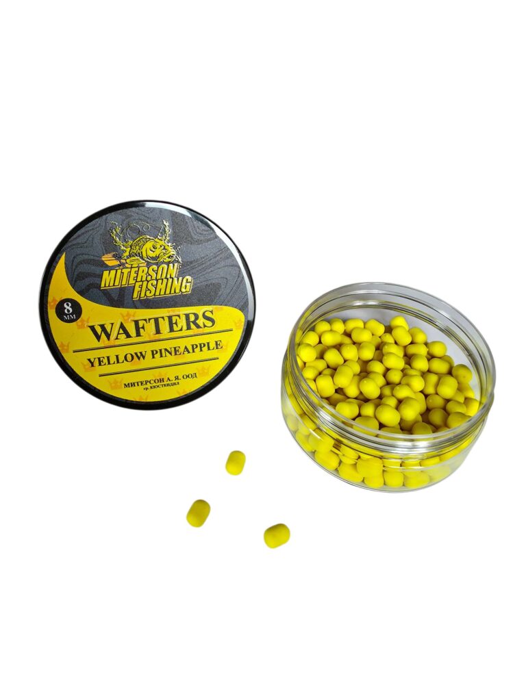 Miterson Premium WAFTERS 8MM YELLOW PINEAPPLE » Fish.bg | Хвани повече с Fish.bg