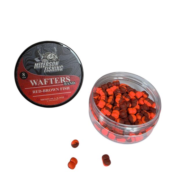 Miterson Premium WAFTERS BAND 8MM RED-BROWN FISH » Fish.bg | Хвани повече с Fish.bg
