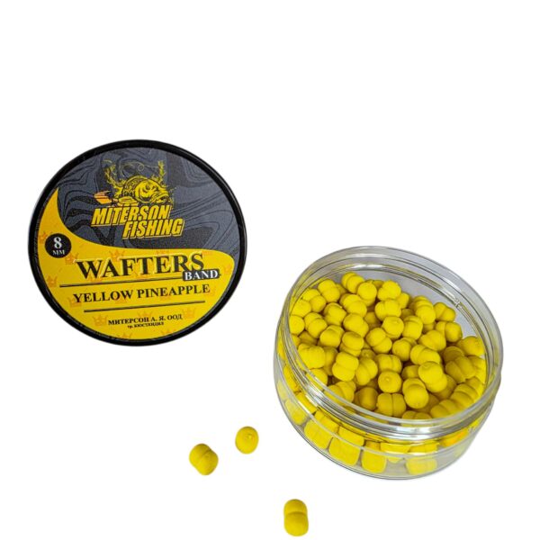 Wafters Miterson Premium Band 8mm Yellow Pineapple » Fish.bg | Хвани повече с Fish.bg